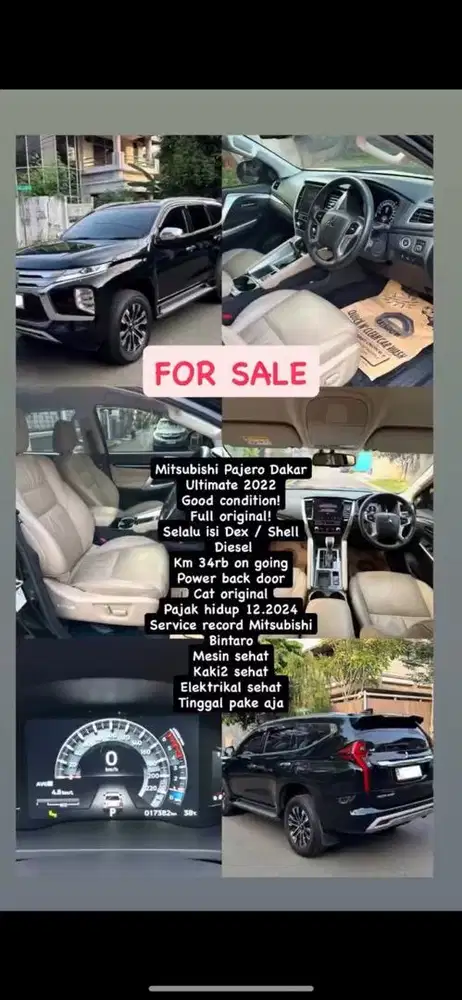 JUAL CEPAT PAJERO SPORT MULUS BANGET