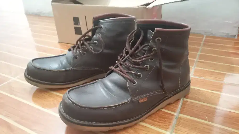 Jual Sepatu Boots Cokelat size 42