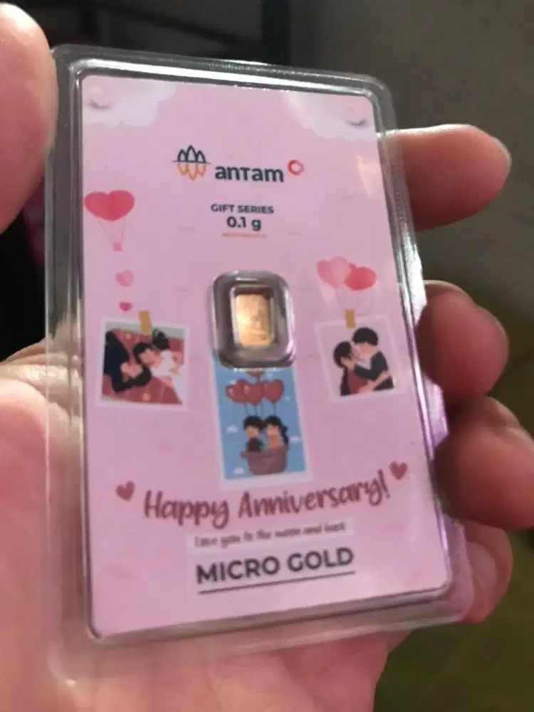 Logam mulia antam 0,1 gram