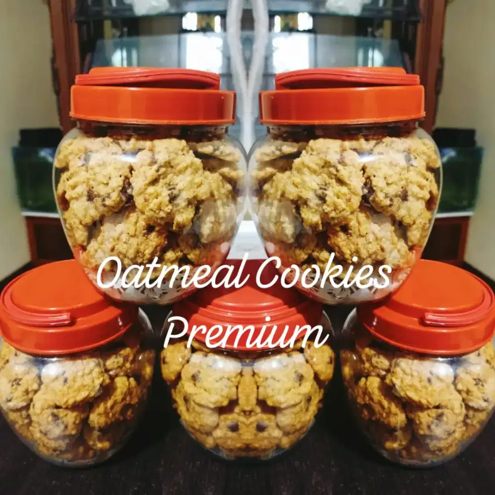 Oatmeal cookies keju premium