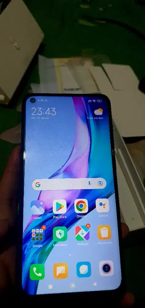 Redmi note 9 ram 6+2/128 bekas pemakaian ibu