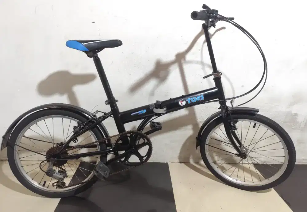 Sepeda lipat ukuran 20 siap pakai