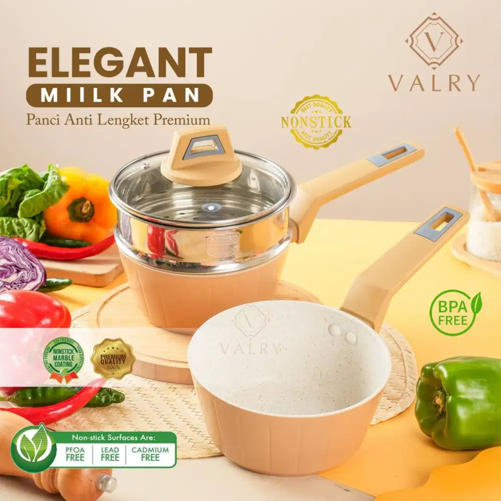 VALRY PANCI SAUCE PAN pilihan tutup kaca steamer ELEGANT
