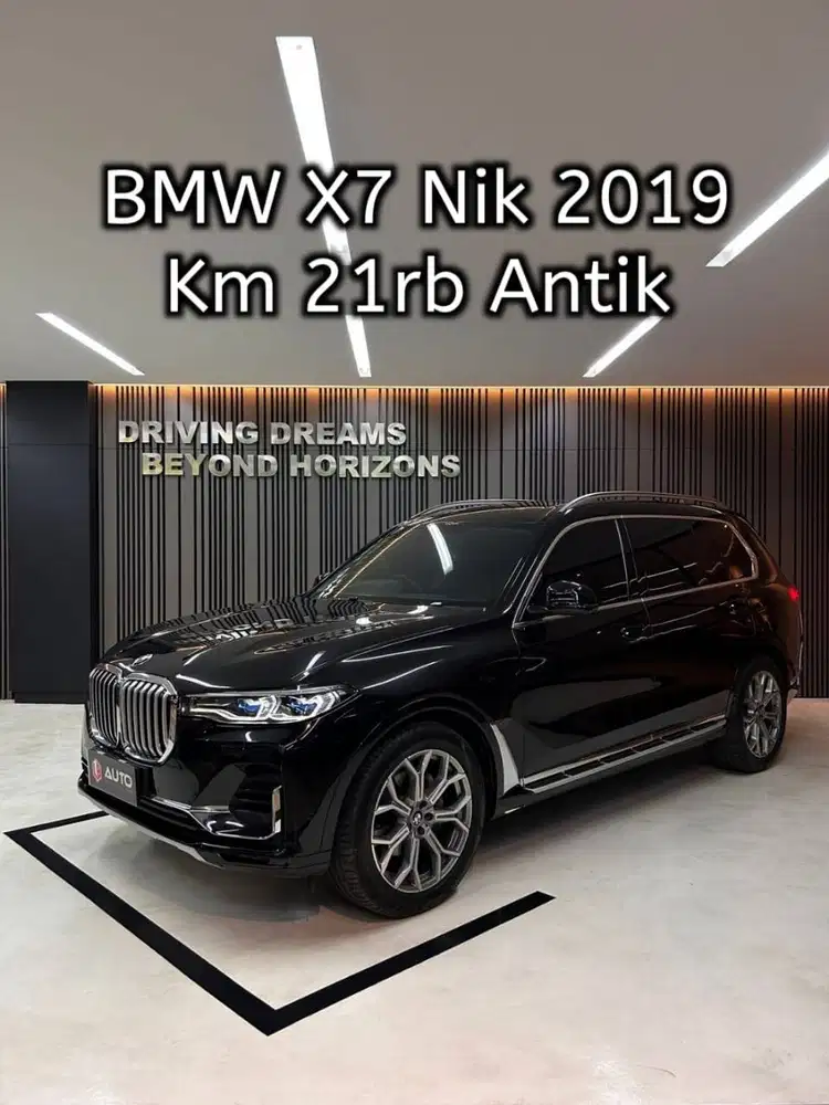 BMW X7 xDrive40i Pure Excellence AT 2019 Hitam Km21rb B1185SLS