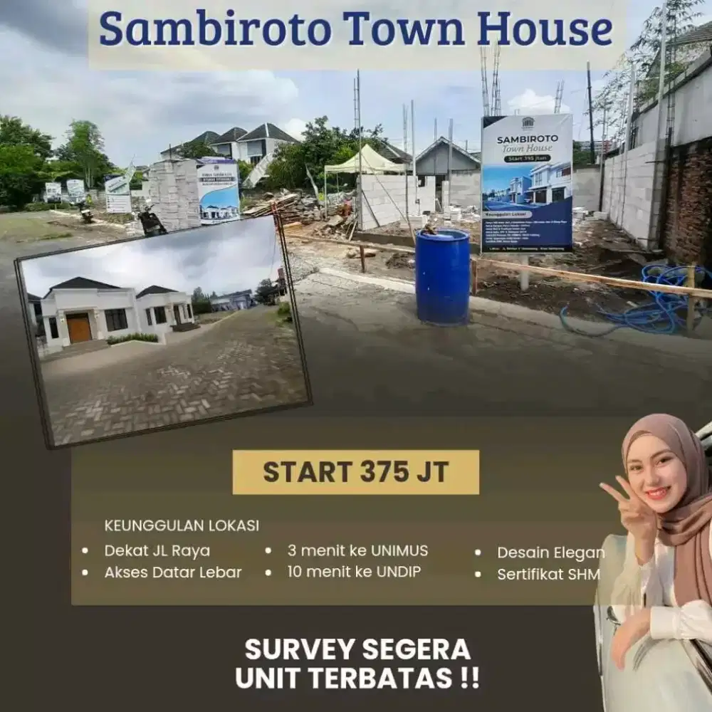 PROMO MURAH RUMAH & TANAH SHM SAMBIROTO
