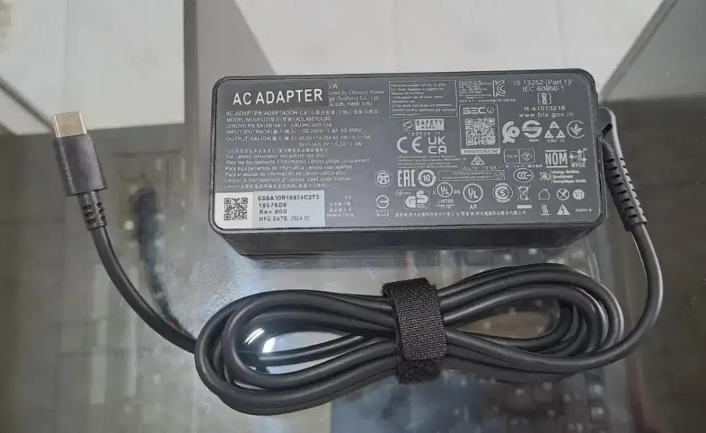 CHARGER LAPTOP LENOVO TIPE C