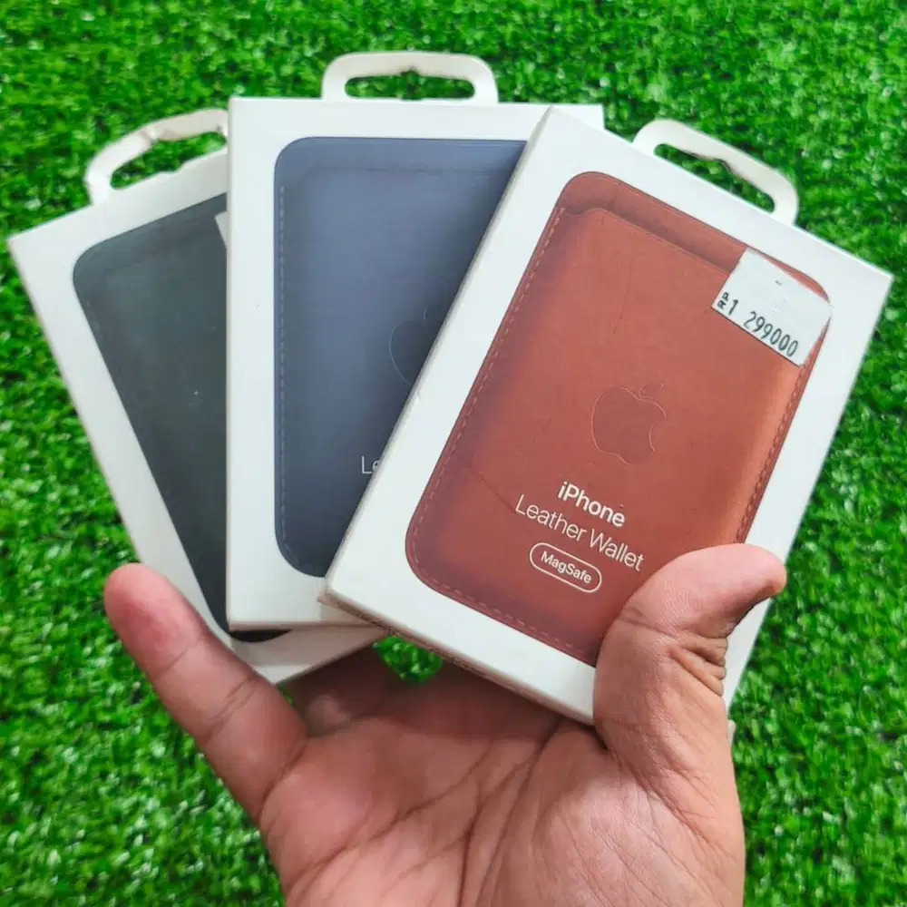 iPhone Leather Wallet Magsafe Umber, Forest Green, Ink New Segel