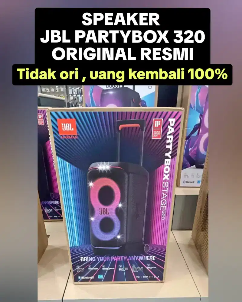 TERMURAH ‼️
JBL PARTYBOX 320 
NEW, SEGEL, ORIGINAL 
Sidoarjo