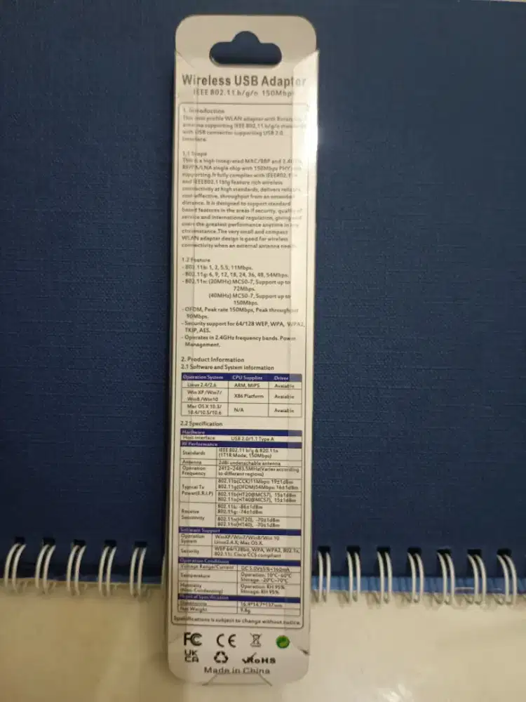 usb wifi adaptor, bisa buat pc, laptop dan set top box