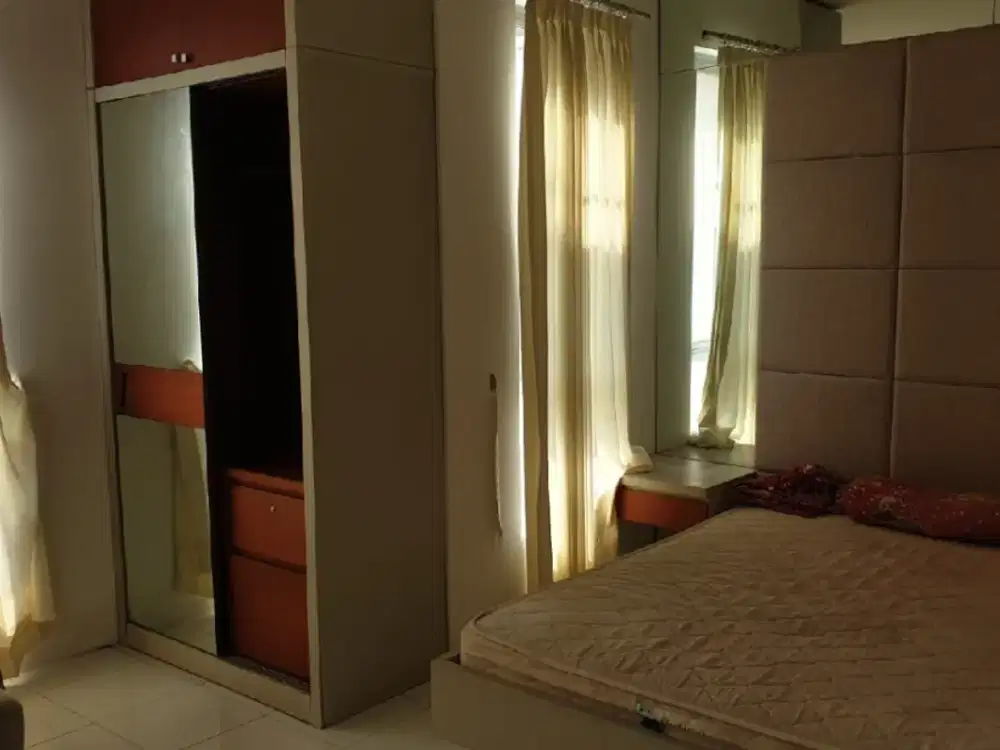 Apartemen East Coast Residence 2BR jadi 1 BR tower Topaz lt 17 full furnished