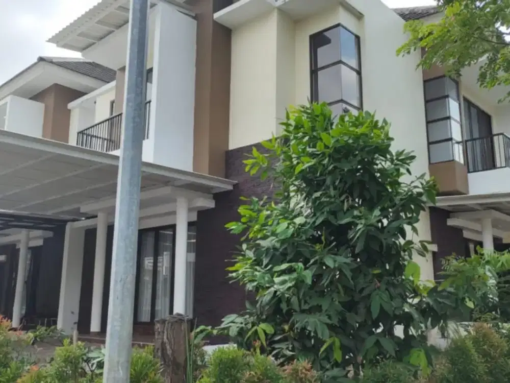 Rumah Hook Mewah 2,5 Lantai Semi Furnish di Asera One South Harapan Indah Bekasi