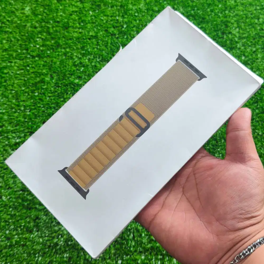 Strap apple watch ultra 49mm 44mm 45mm Tan Black Tita alpine loop M