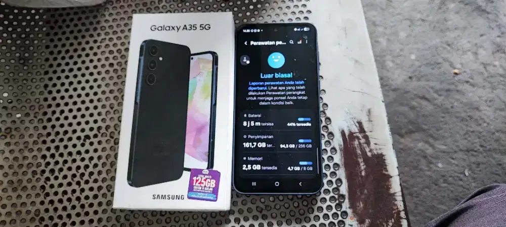 Samsung A35 5G mulus kayak baru fulset ram 8/256