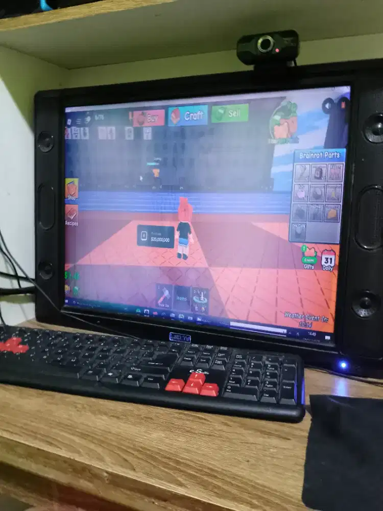 LED TV 24 inch Berembun