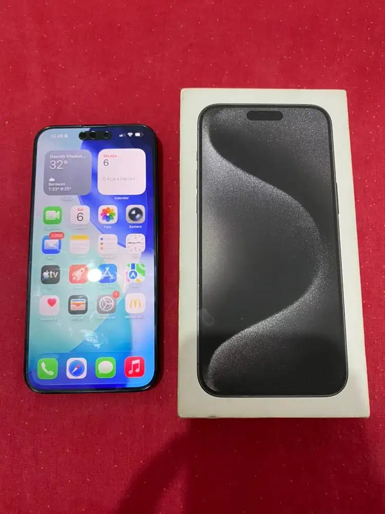 Iphone 15 promax 256 black titanium EX digimap