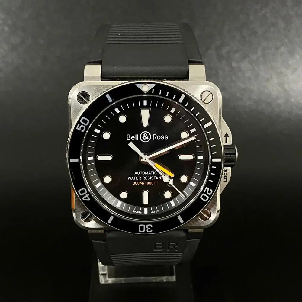 Bell & Ross BR 03-92 Steel Diver 42mm on Rubber Strap