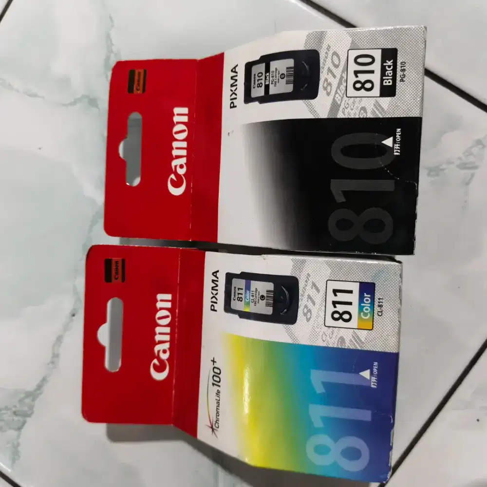 Diterima atau tampung tinta printer canon 810,811 original