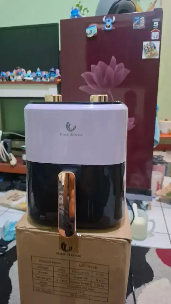 Air Fryer HanRiver 8L Ungu