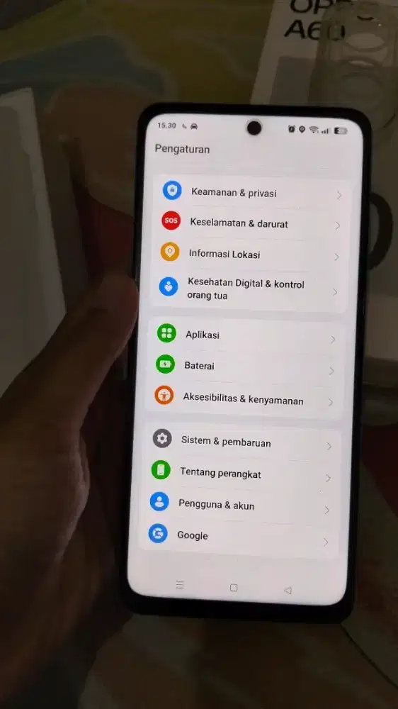 Oppo a60 nfc ram 8+8/128 lengkap mulus bgt seperti baru