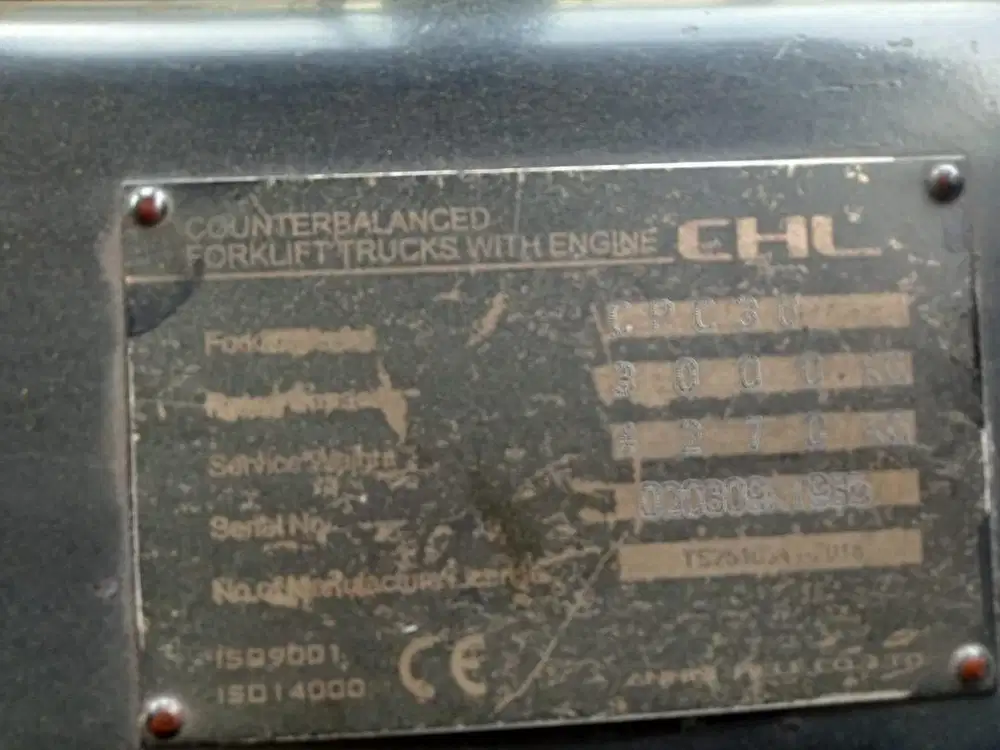 Dijual foklift CHL 3ton