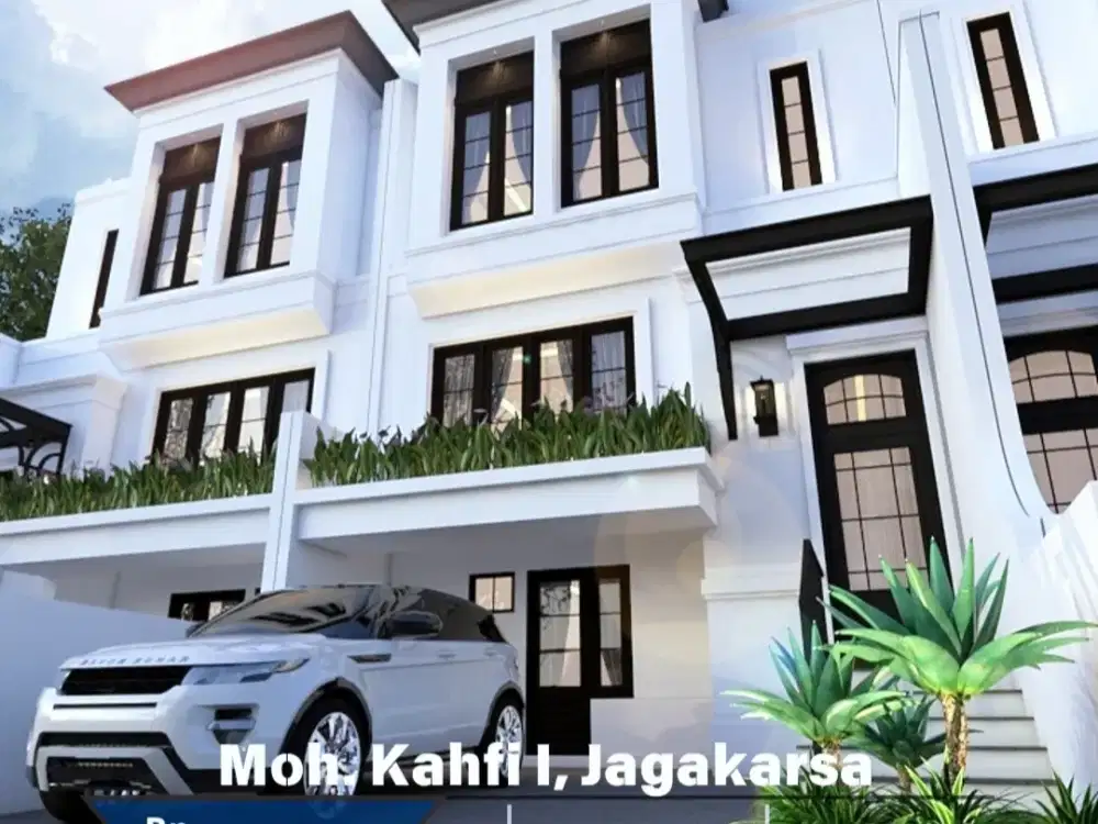 Rumah Modern 2 Lantai Minimalis Strategis di Jagakarsa