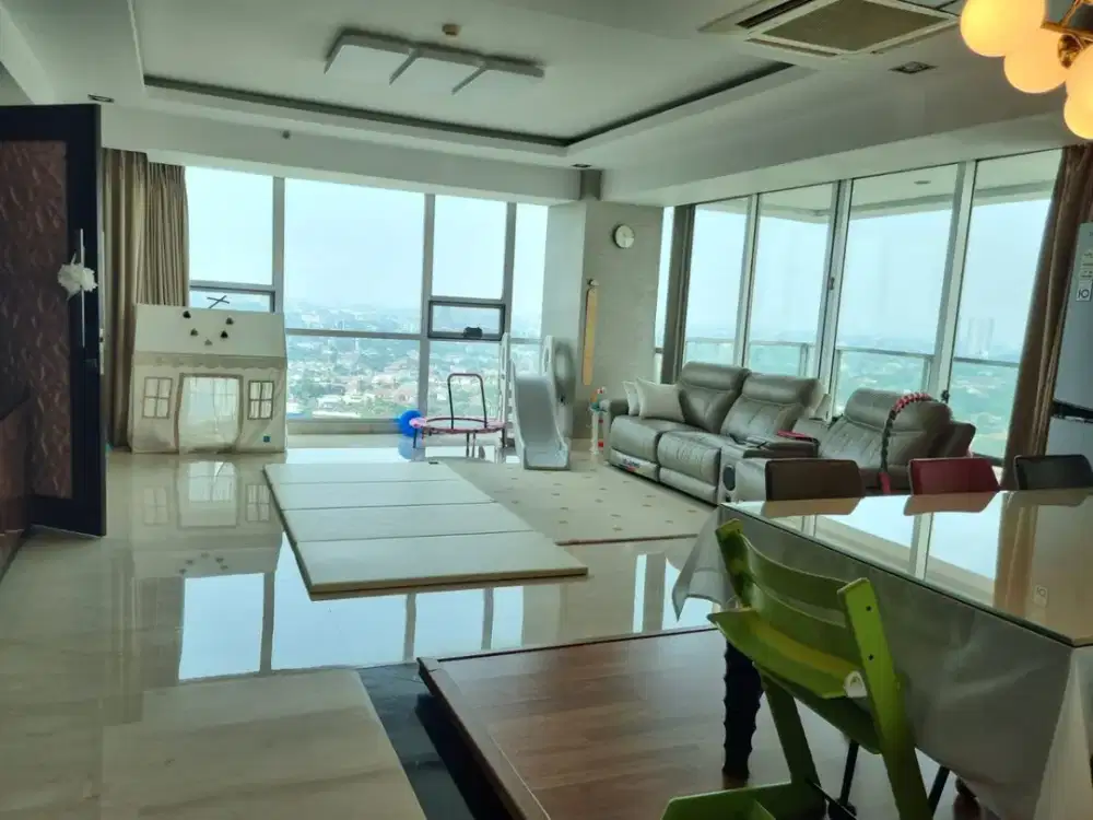 DIJUAL CEPAT APARTEMEN 3 KAMAR PET FRIENDLY KEMANG VILLAGE JAKARTA SELATAN