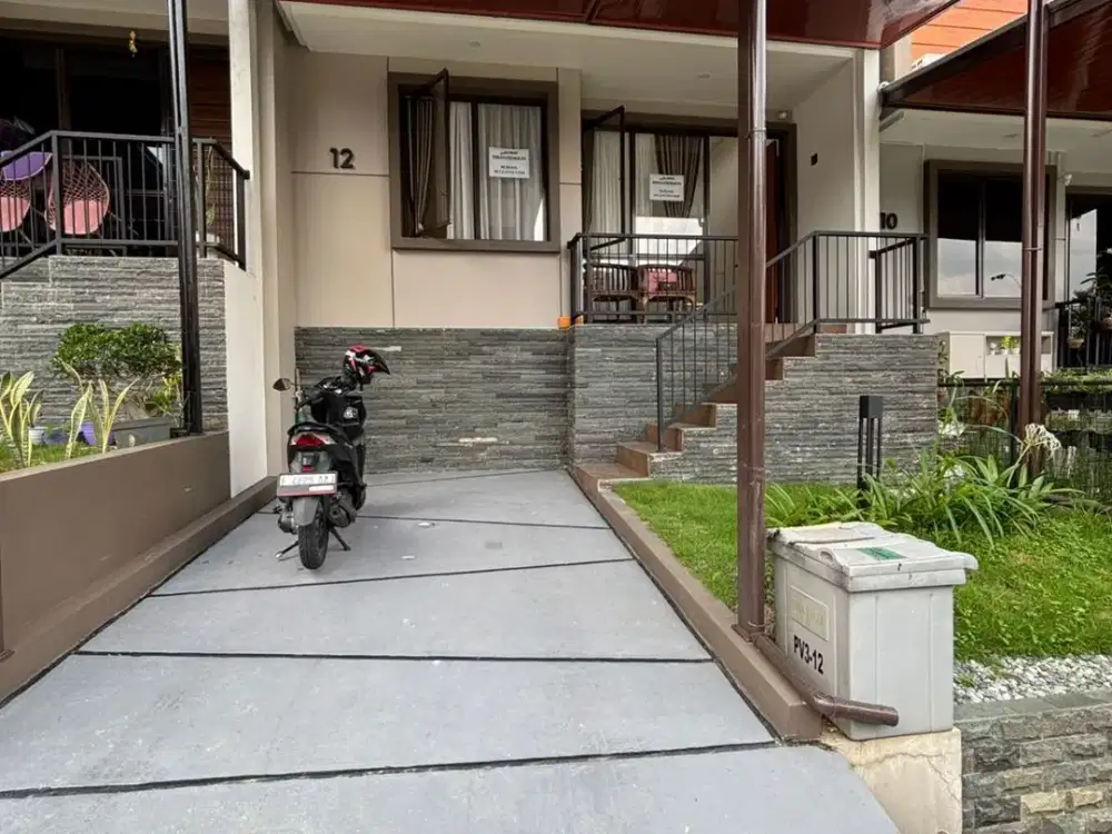 Sewa Rumah Sentul City Cluster Park Ville KT 2 Kitchen Set Strategis