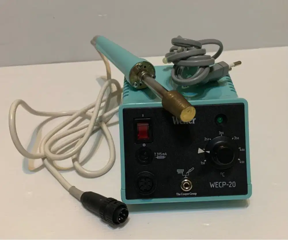 stasiun solder Weller WECP-20 pemanas tools soldering station second