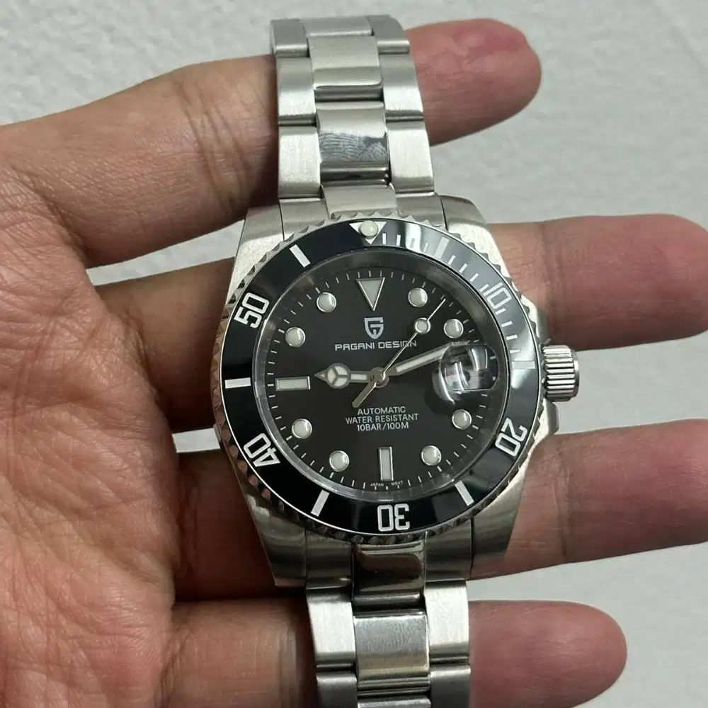 Pagani Design PD-1661 Black Submariner 40mm Seiko NH35 Homeage