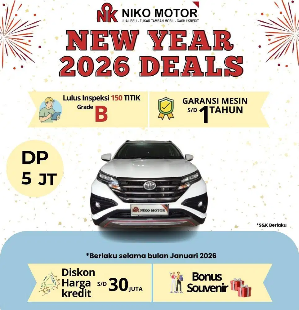 (ANTIK KM49RB) RUSH 1.5 S TRD SPORTIVO 2019 AT : 2020|2021