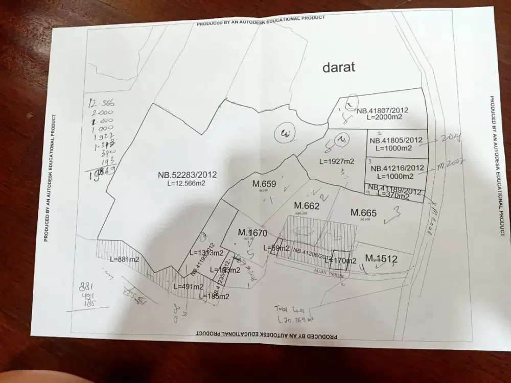 Dijual Tanah Kavling 30.000 M² – Klapa Nunggalcocok Untuk Pabrik.