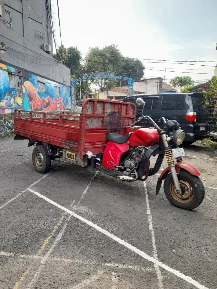 Viar bajaj gerobak pick up roda tiga cator