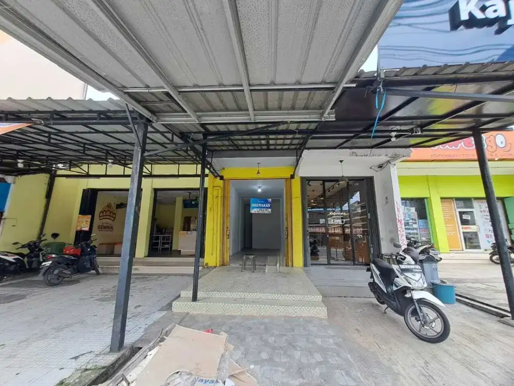 DISEWAKAN RUKO PINGGIR JLN UTAMA  SURYA KENCANA PAMULANG