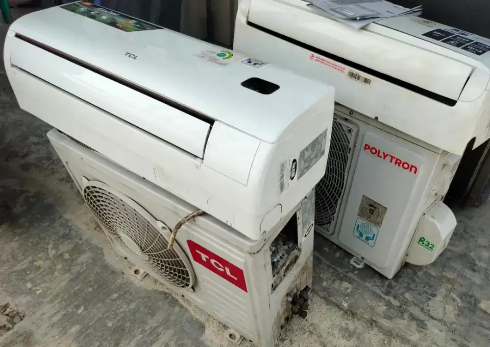 Penampungan AC bekas dan rusak