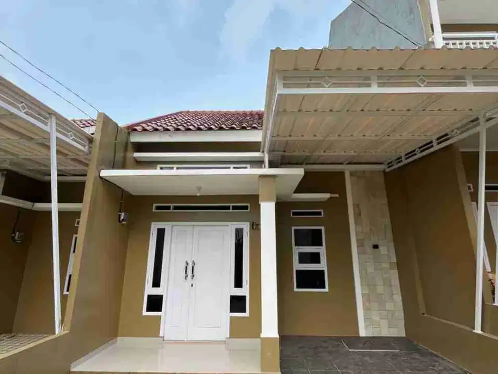 Rumah mewah modern minimalis, akses 2 mobil nyaman dan asri