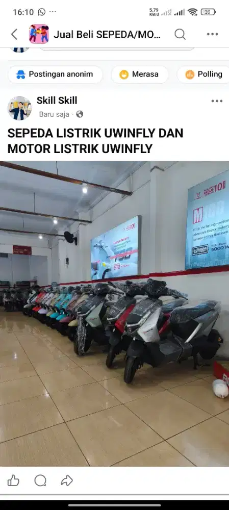 sepeda listrik UWINFLY