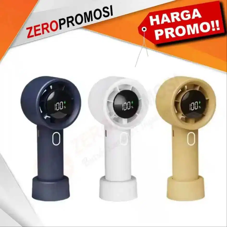 Souvenir Promosi Unik Kipas LED Portable KPT-02 Custom Logo
