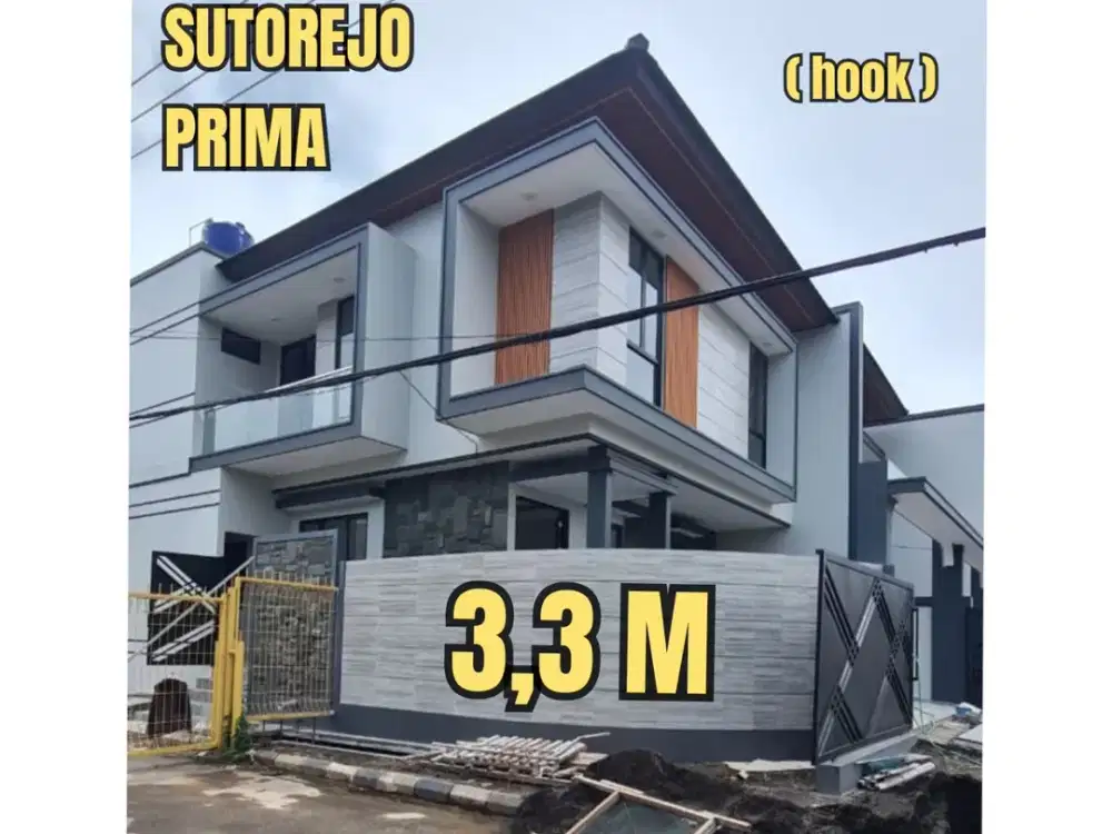 ‼️BARU GRESS‼️ RUMAH MEWAH HOOK SUTOREJO PRIMA. DEKAT MULYOSARI, BABATAN PANTAI, GALAXY MALL, Dsb