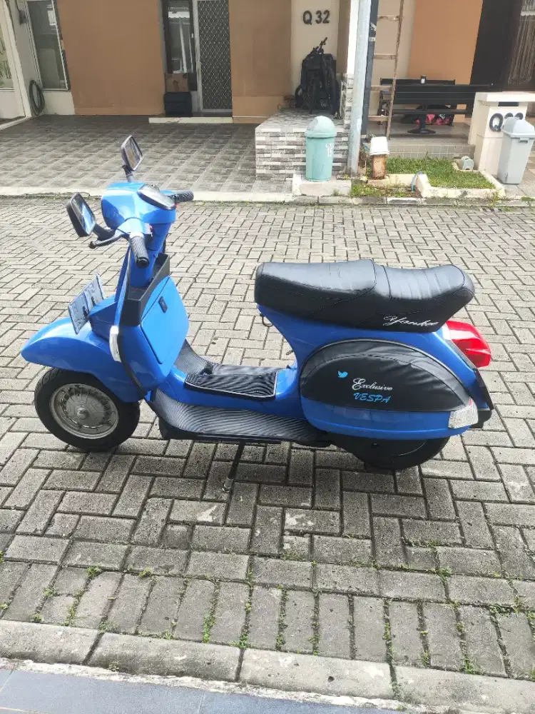Vespa exclusive 2 thn 1997 elektrik statter full restorasi pajak on