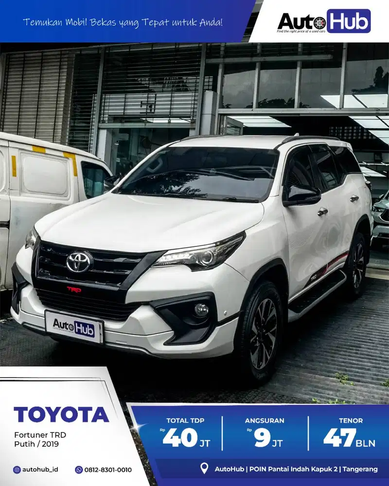 Toyota Fortuner TRD 2019 Putih