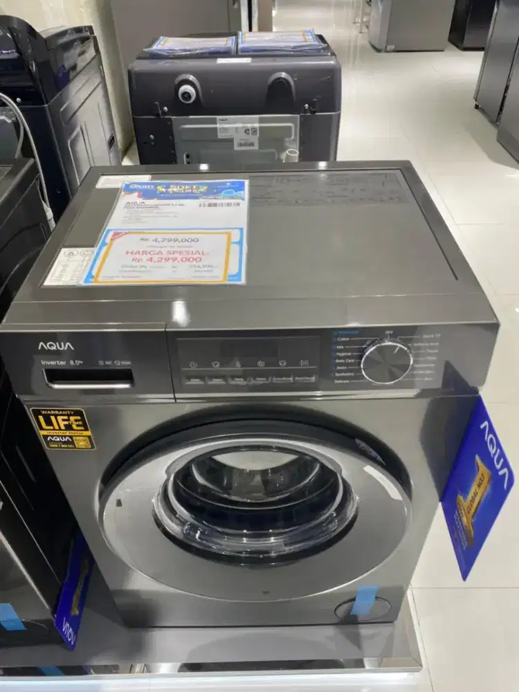Aqua Mesin Cuci Front Loading 8.5kg