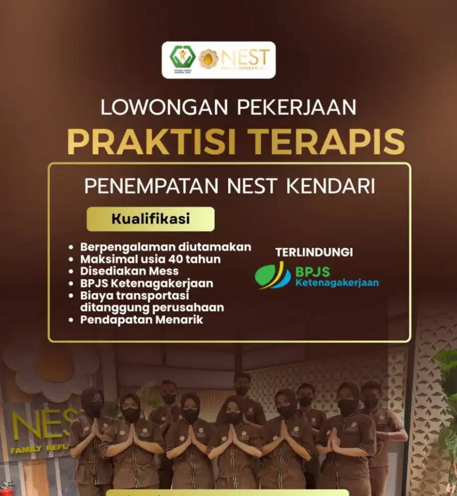 LOWONGAN KERJA TERAPIS REFLEXOLOGY MASSAGE