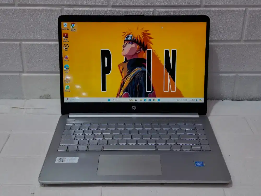 Laptop hp 14s-dq0xxx prosesor Intel Celeron(R)N4120/Ram 4GB/SSD 256GB