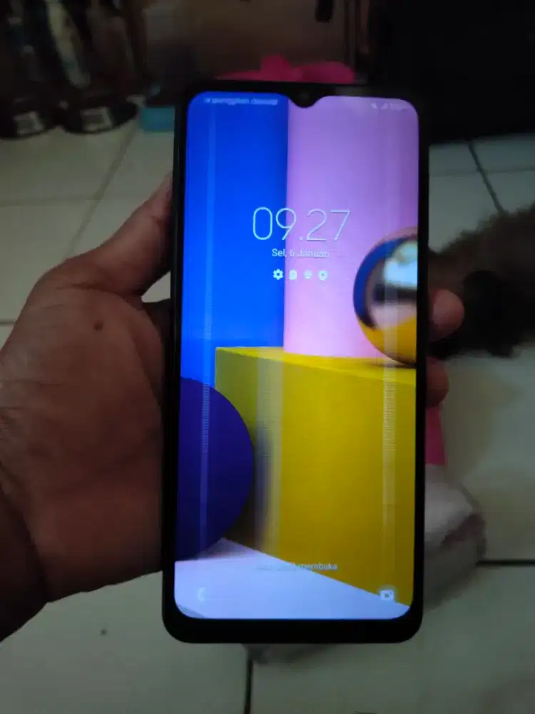 Samsung A12   6/128   minus kadang berbayang kadang ga LCD ORI