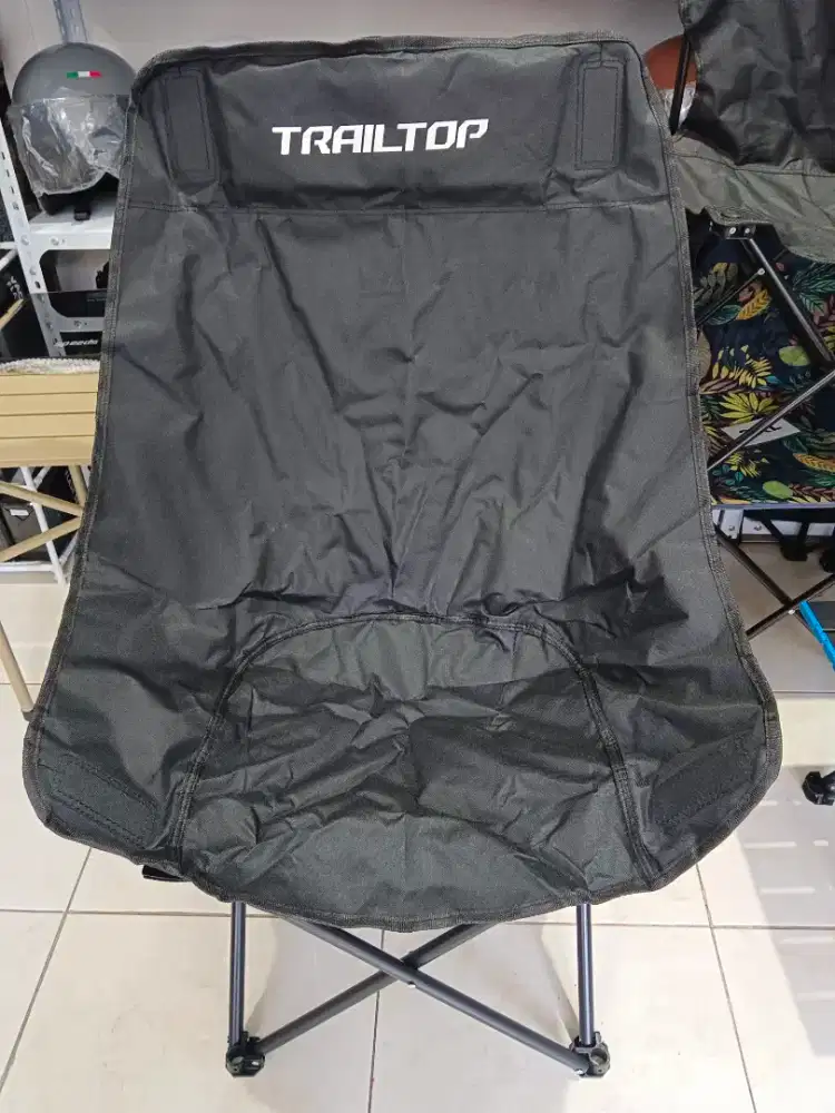 Kursi Lipat Sandaran Tinggi camping/mancing/gunung UK.47x47x91cm