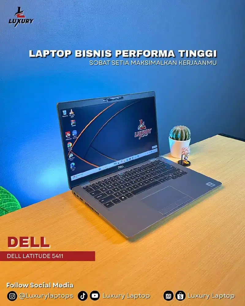 LAPTOP DELL LATITUDE 5411 CORE I7JUAL MURAH RAM SSD BU