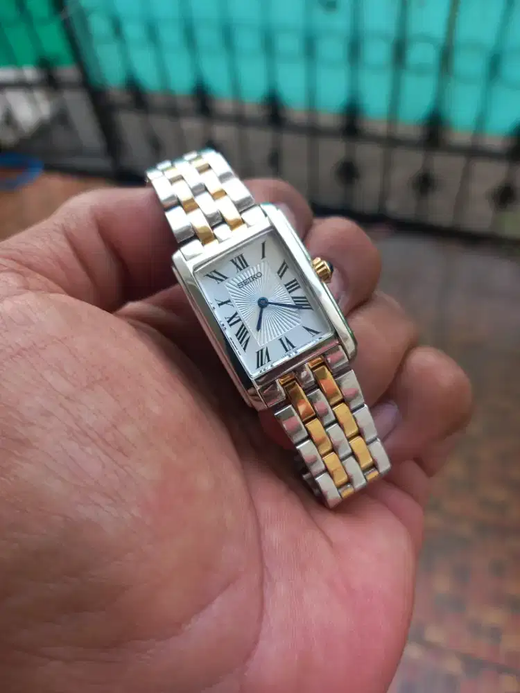 Seiko Tank SWR087 P1 Twotone