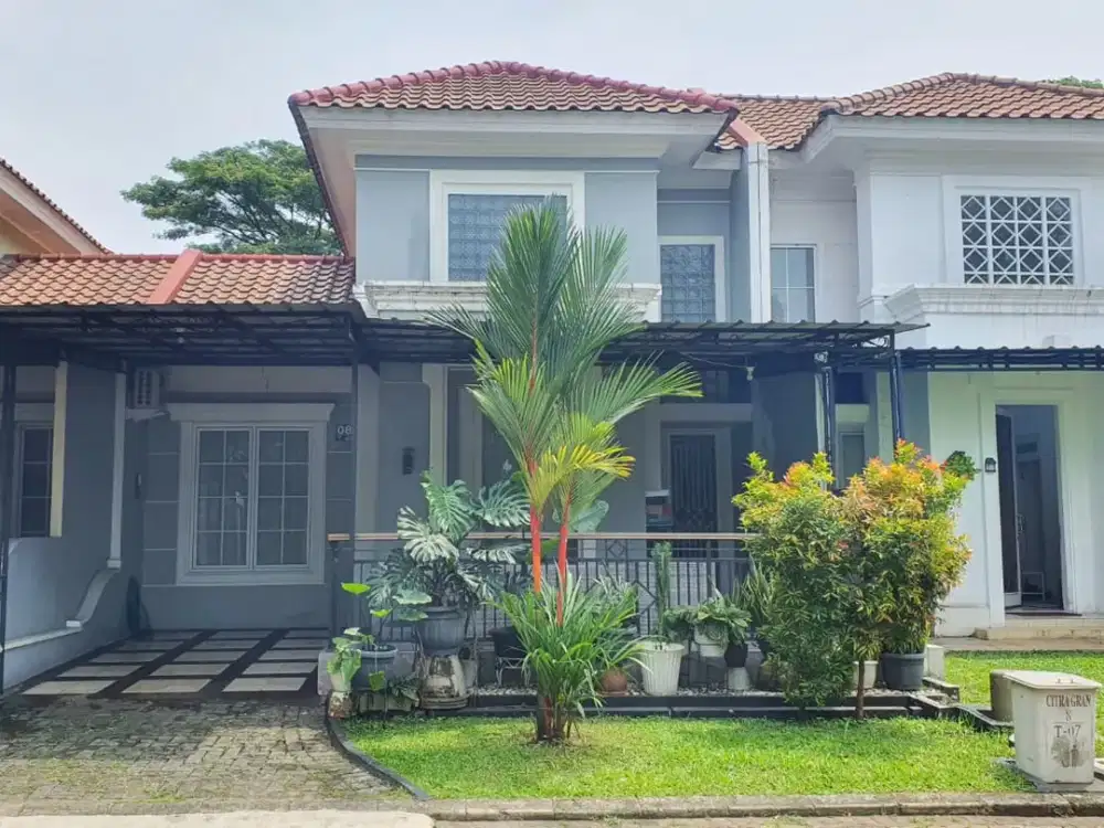 BU Rumah asri dan nyaman Kawasan Grand Wisata Cibubur semi furnish
