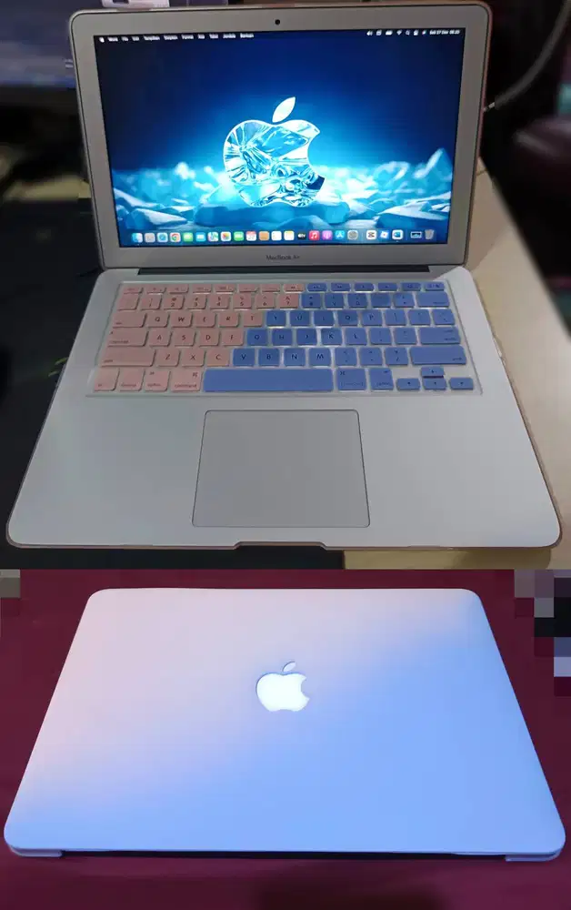 APPLE MACBOOK AIR 13 2017 INTEL I5 RAM 8GB SSD 128GB MULUS CASE MEWAH