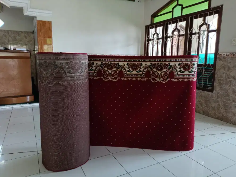 Ambal Sajadah Karpet Masjid Termurah. Tersedia Lokal maupun Import